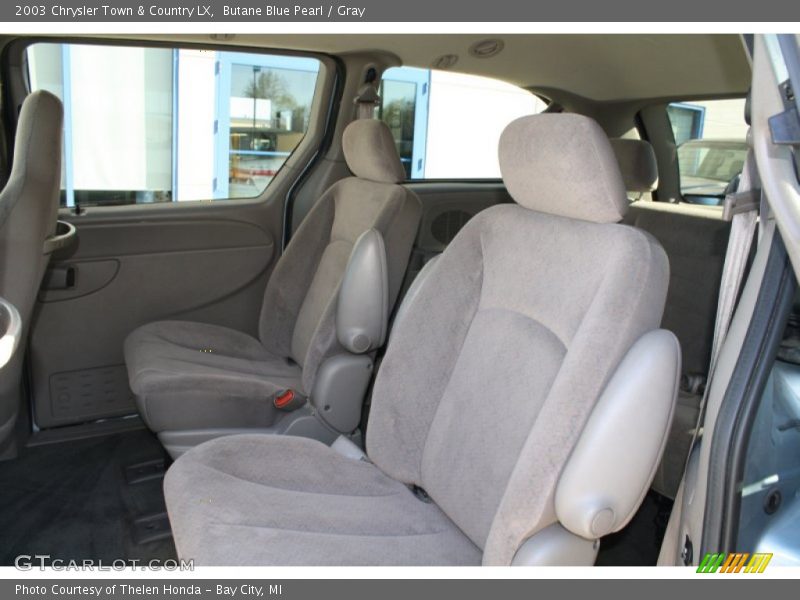 Butane Blue Pearl / Gray 2003 Chrysler Town & Country LX