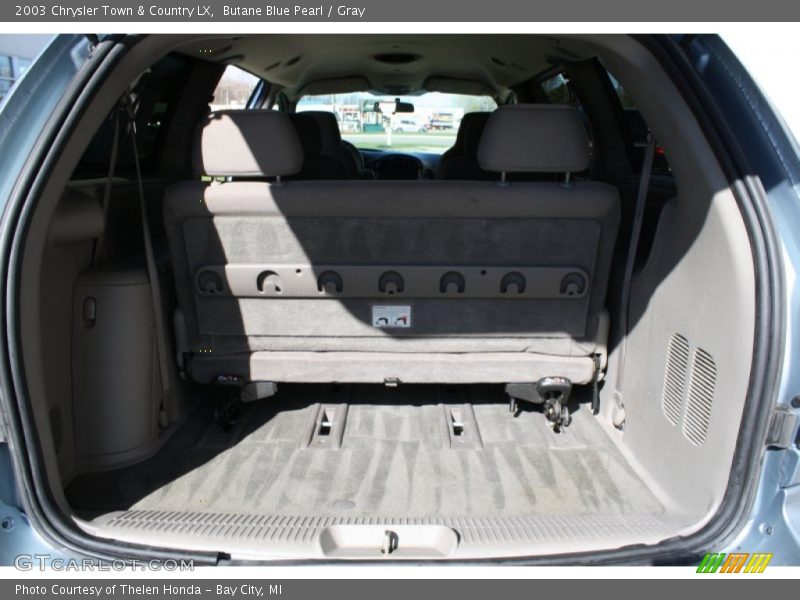 Butane Blue Pearl / Gray 2003 Chrysler Town & Country LX