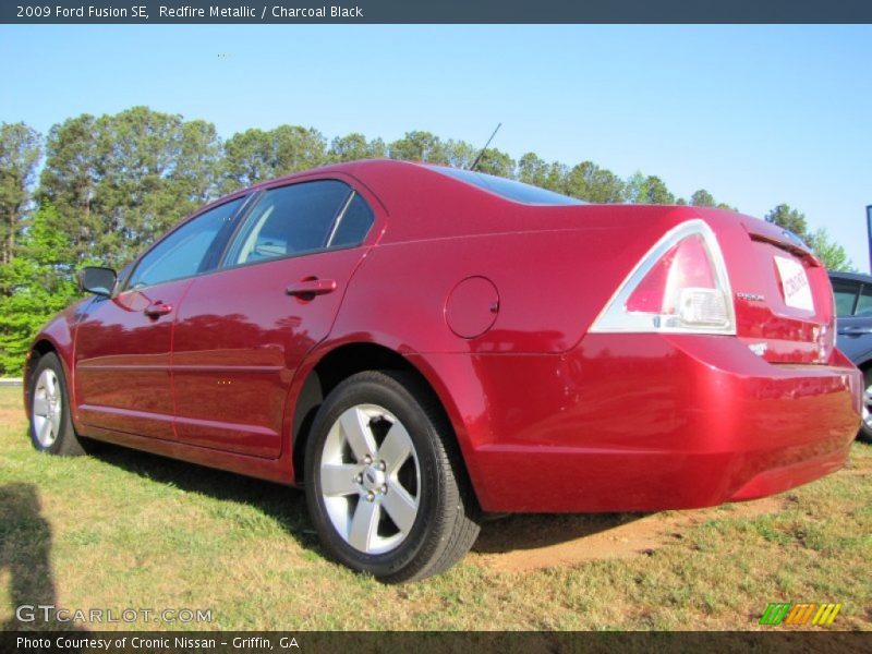 Redfire Metallic / Charcoal Black 2009 Ford Fusion SE