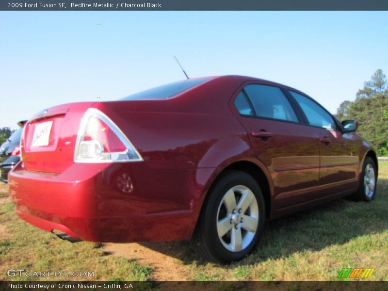 Redfire Metallic / Charcoal Black 2009 Ford Fusion SE