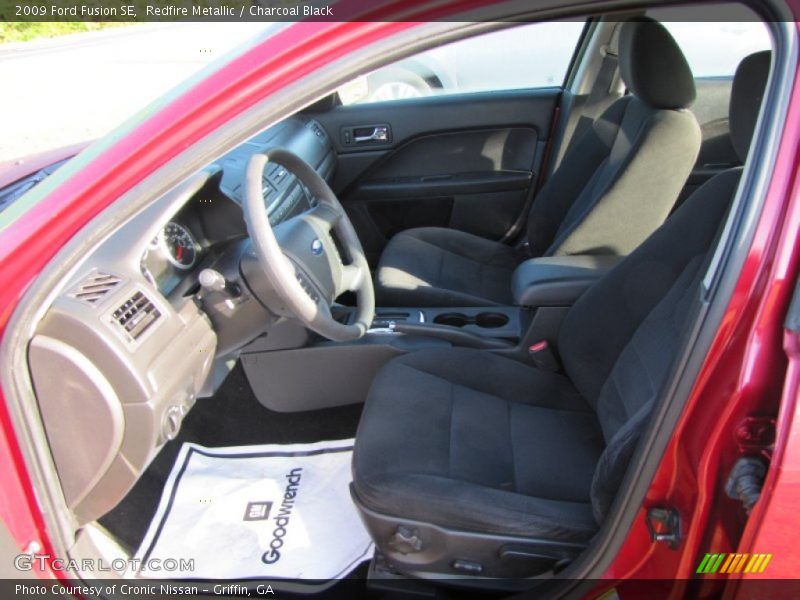 Redfire Metallic / Charcoal Black 2009 Ford Fusion SE