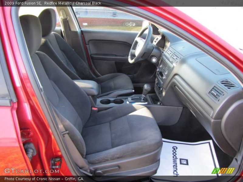 Redfire Metallic / Charcoal Black 2009 Ford Fusion SE