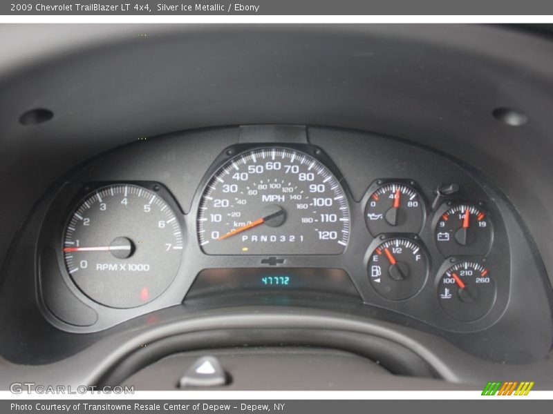 Silver Ice Metallic / Ebony 2009 Chevrolet TrailBlazer LT 4x4