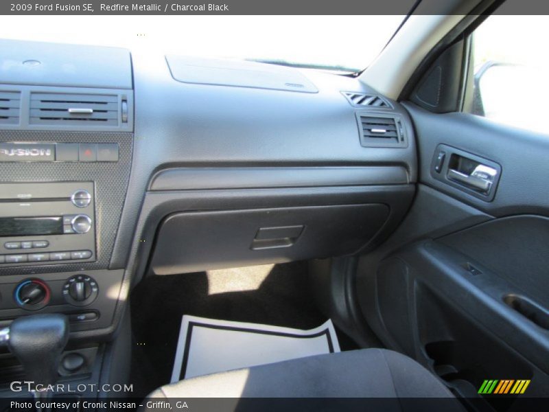 Redfire Metallic / Charcoal Black 2009 Ford Fusion SE