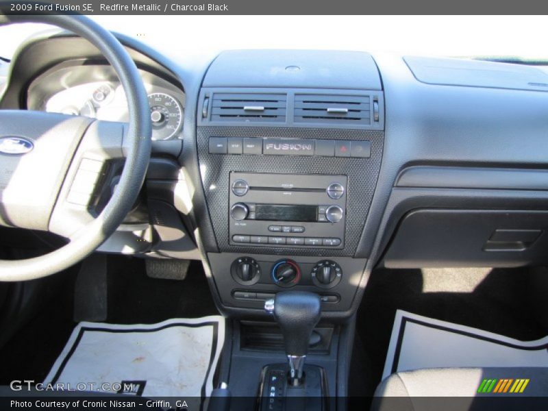Redfire Metallic / Charcoal Black 2009 Ford Fusion SE