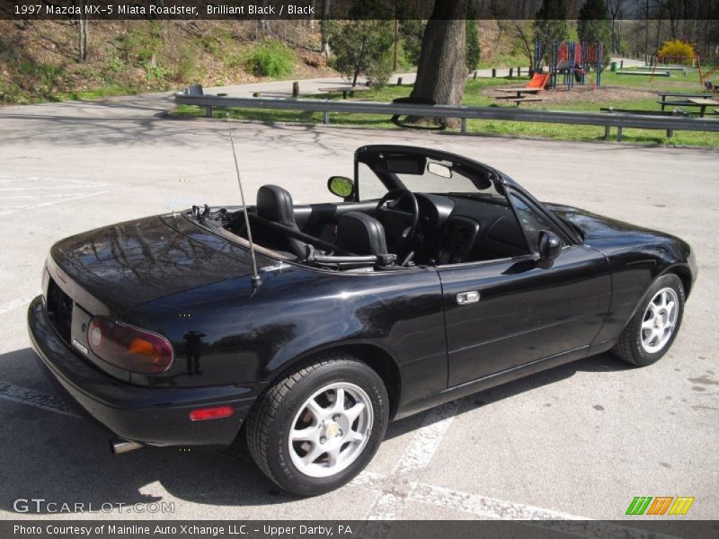 Brilliant Black / Black 1997 Mazda MX-5 Miata Roadster