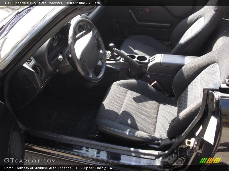 Brilliant Black / Black 1997 Mazda MX-5 Miata Roadster