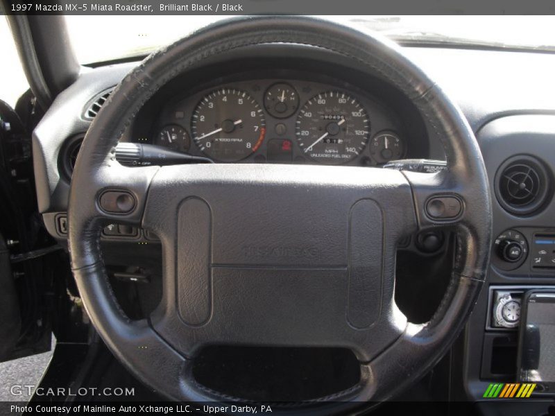 Brilliant Black / Black 1997 Mazda MX-5 Miata Roadster