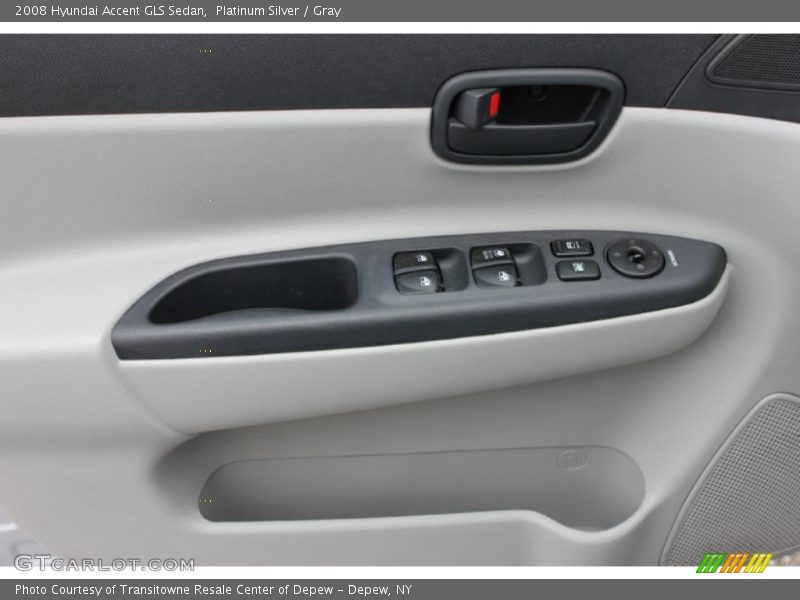 Platinum Silver / Gray 2008 Hyundai Accent GLS Sedan