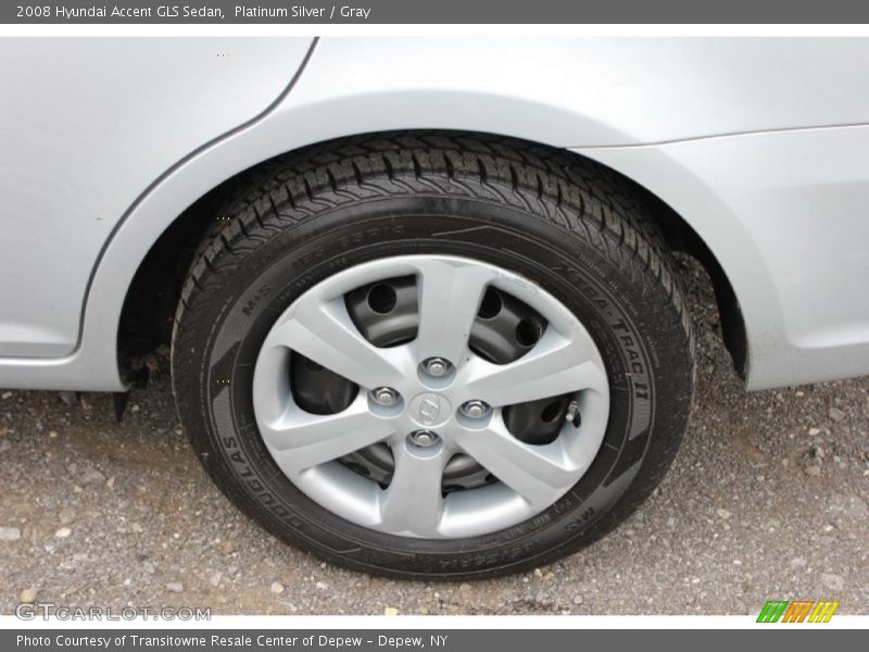 Platinum Silver / Gray 2008 Hyundai Accent GLS Sedan