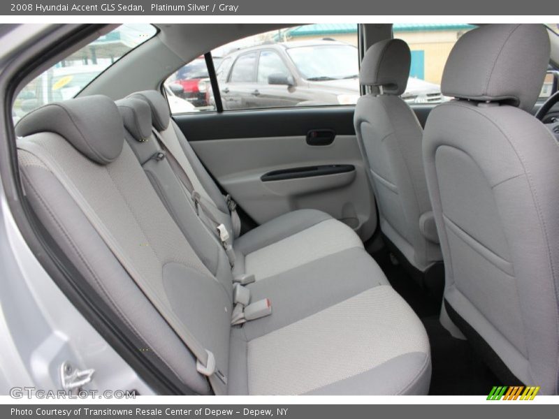 Platinum Silver / Gray 2008 Hyundai Accent GLS Sedan