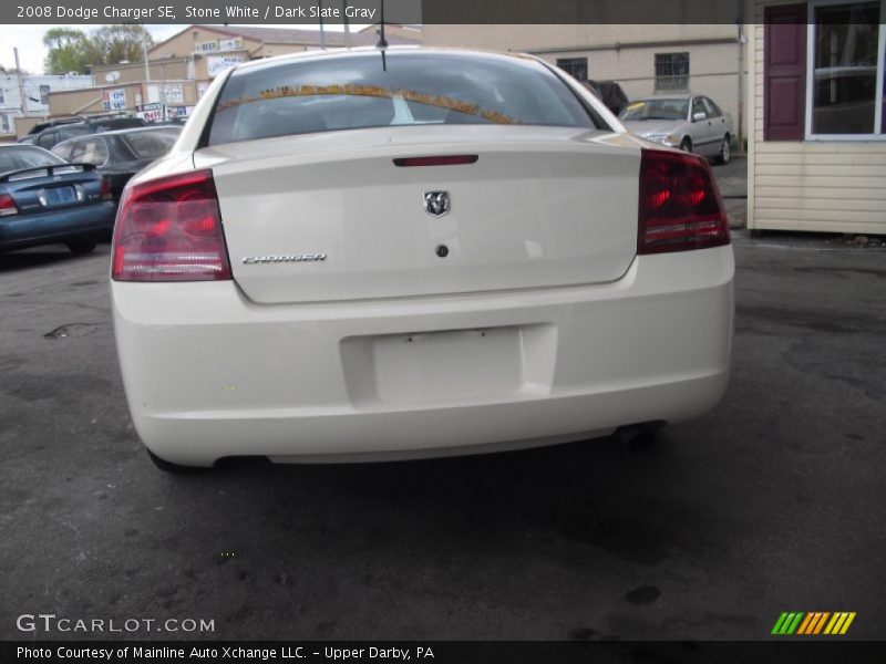 Stone White / Dark Slate Gray 2008 Dodge Charger SE