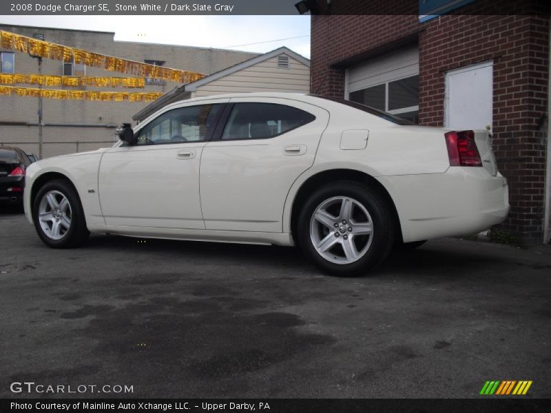 Stone White / Dark Slate Gray 2008 Dodge Charger SE