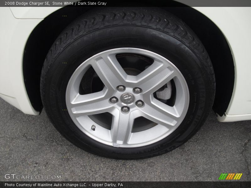 Stone White / Dark Slate Gray 2008 Dodge Charger SE