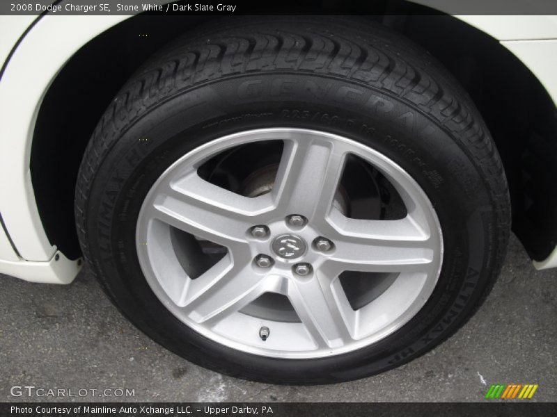 Stone White / Dark Slate Gray 2008 Dodge Charger SE