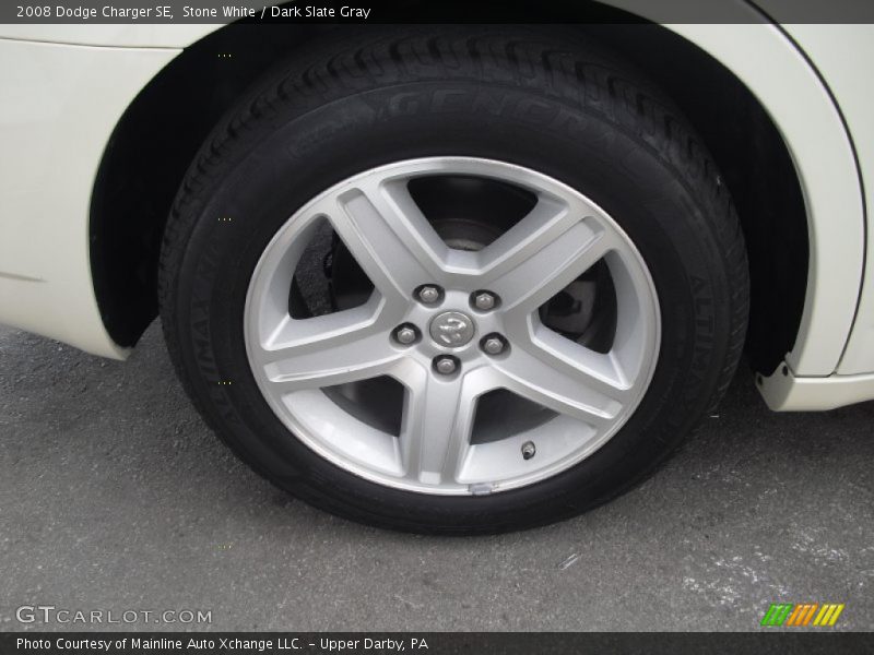 Stone White / Dark Slate Gray 2008 Dodge Charger SE