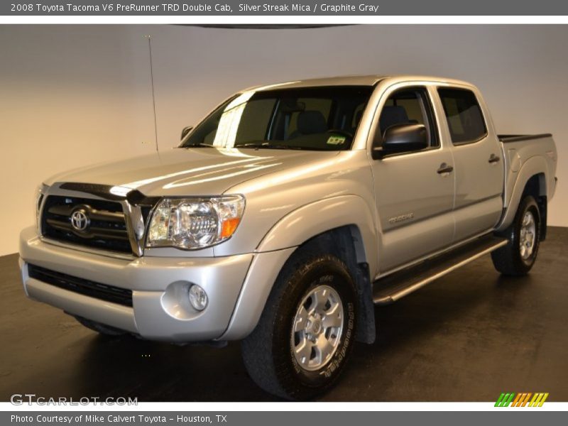 Silver Streak Mica / Graphite Gray 2008 Toyota Tacoma V6 PreRunner TRD Double Cab