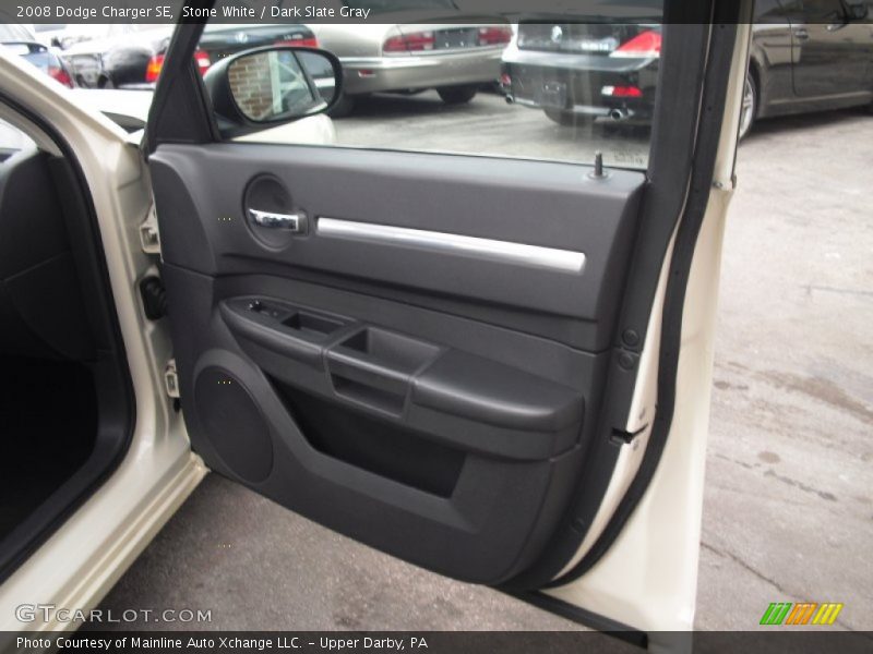 Stone White / Dark Slate Gray 2008 Dodge Charger SE