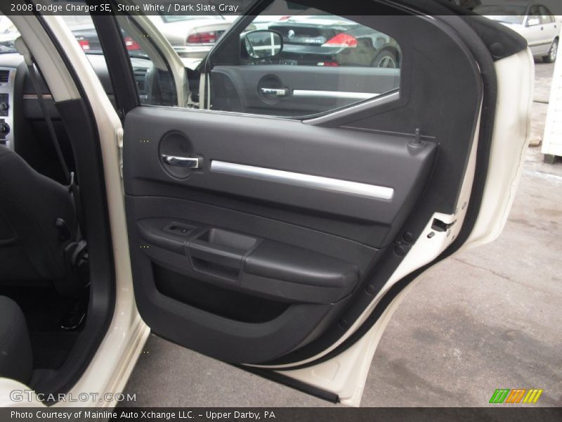 Stone White / Dark Slate Gray 2008 Dodge Charger SE