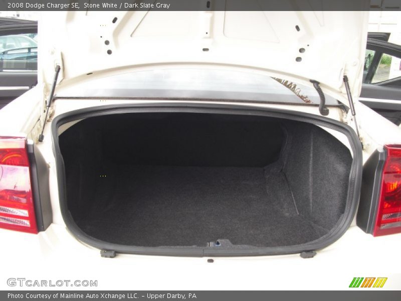 Stone White / Dark Slate Gray 2008 Dodge Charger SE
