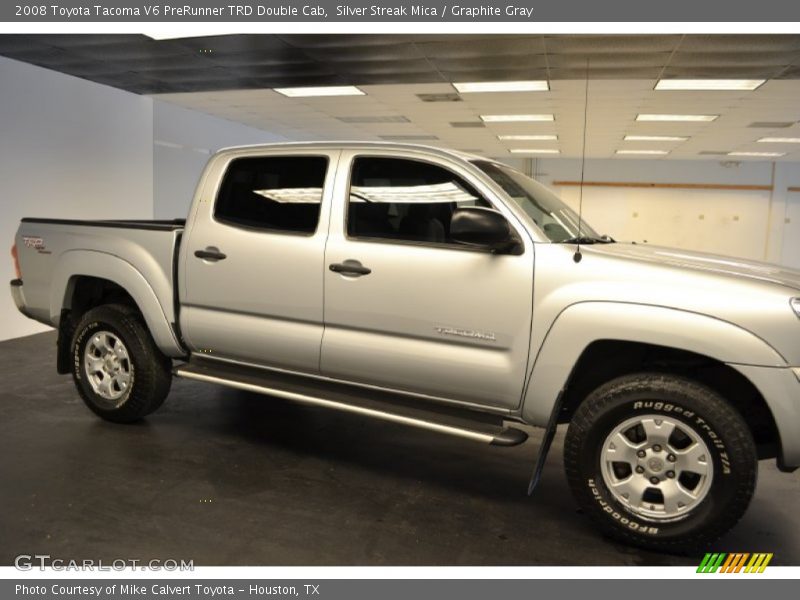 Silver Streak Mica / Graphite Gray 2008 Toyota Tacoma V6 PreRunner TRD Double Cab