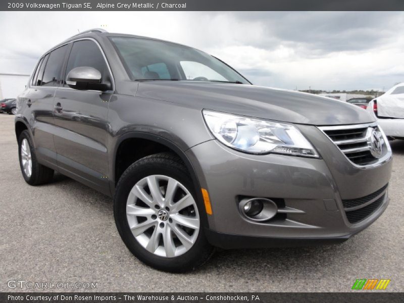 Alpine Grey Metallic / Charcoal 2009 Volkswagen Tiguan SE