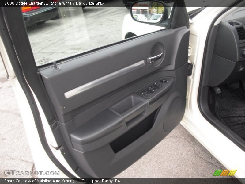 Stone White / Dark Slate Gray 2008 Dodge Charger SE