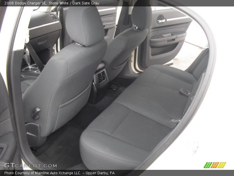 Stone White / Dark Slate Gray 2008 Dodge Charger SE