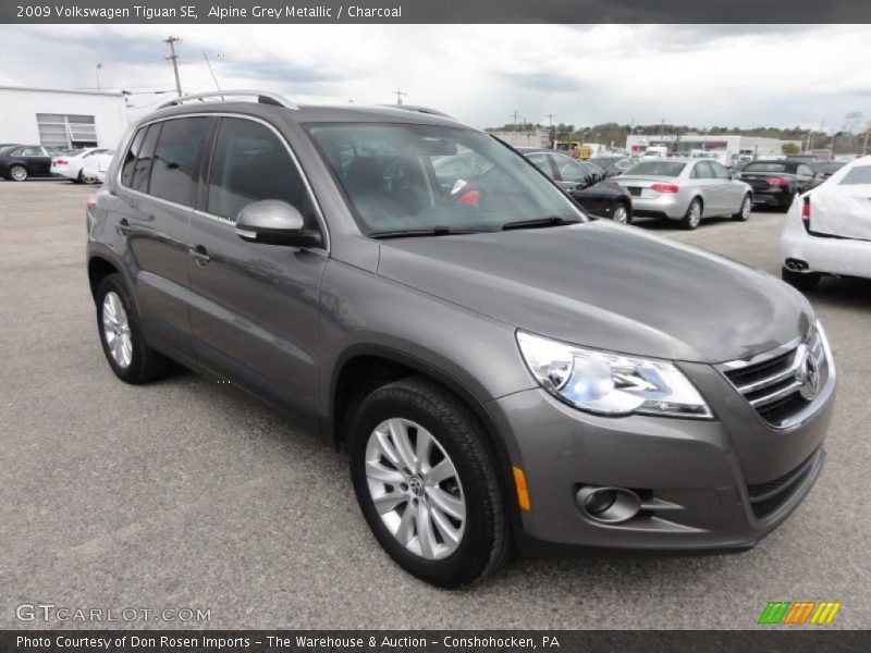 Alpine Grey Metallic / Charcoal 2009 Volkswagen Tiguan SE