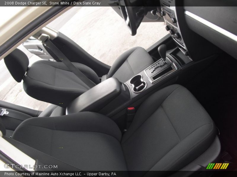 Stone White / Dark Slate Gray 2008 Dodge Charger SE