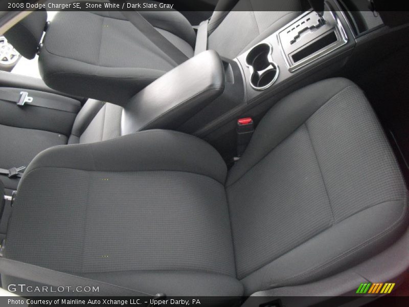 Stone White / Dark Slate Gray 2008 Dodge Charger SE