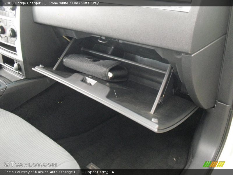 Stone White / Dark Slate Gray 2008 Dodge Charger SE
