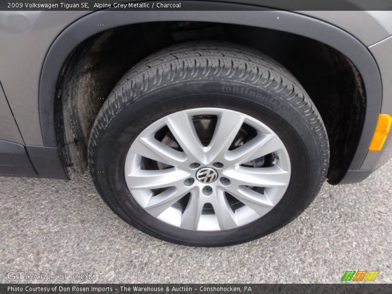 Alpine Grey Metallic / Charcoal 2009 Volkswagen Tiguan SE