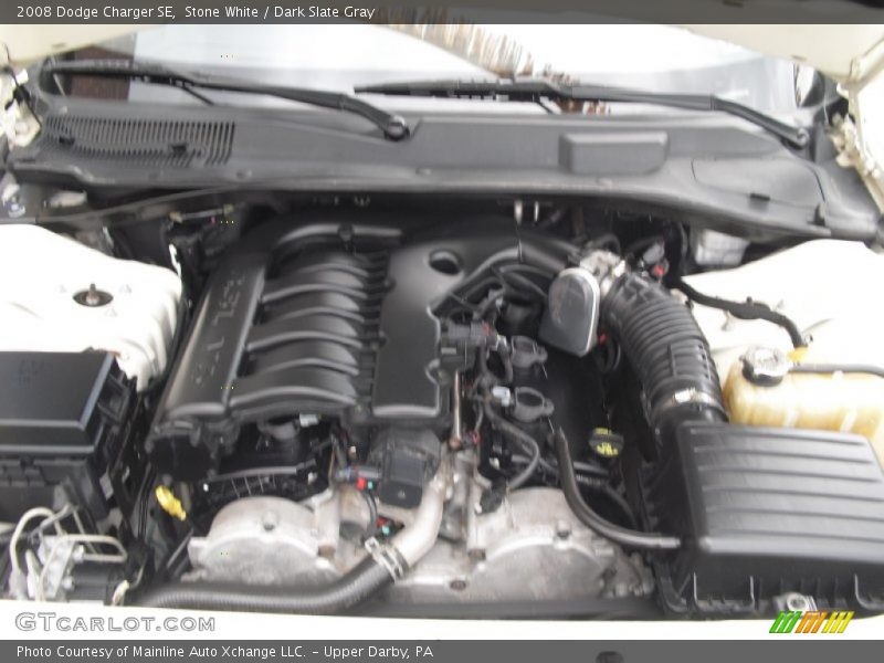 Stone White / Dark Slate Gray 2008 Dodge Charger SE