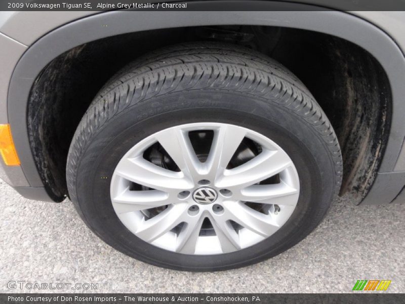 Alpine Grey Metallic / Charcoal 2009 Volkswagen Tiguan SE