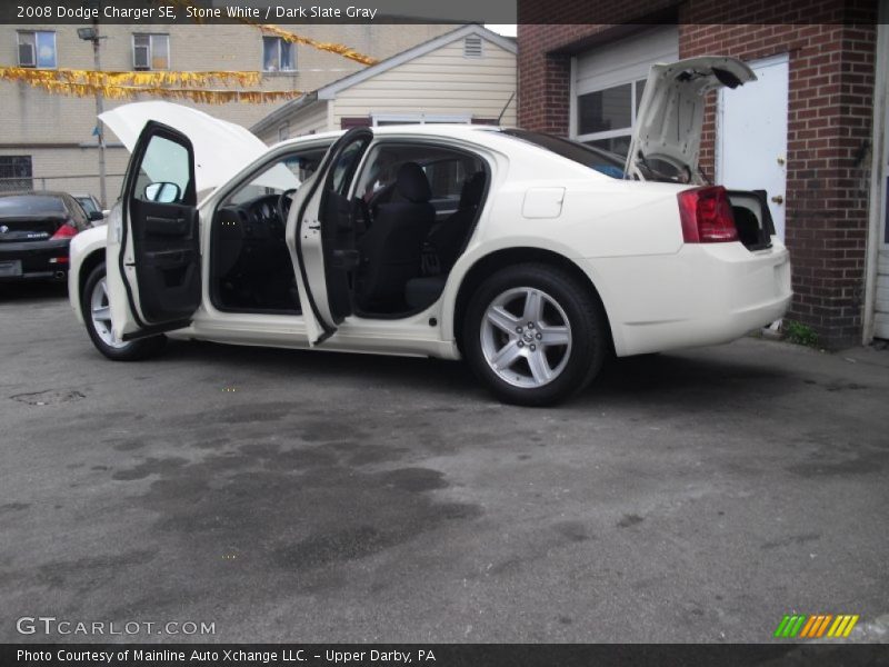 Stone White / Dark Slate Gray 2008 Dodge Charger SE