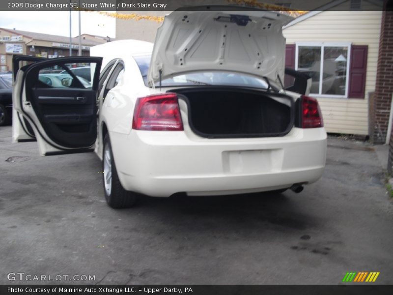 Stone White / Dark Slate Gray 2008 Dodge Charger SE