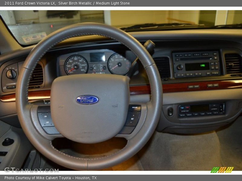 Silver Birch Metallic / Medium Light Stone 2011 Ford Crown Victoria LX