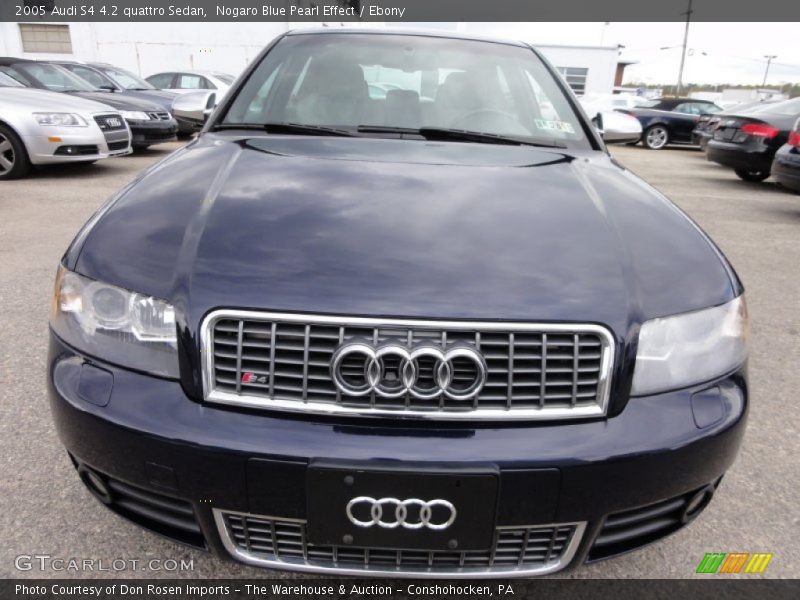 Nogaro Blue Pearl Effect / Ebony 2005 Audi S4 4.2 quattro Sedan