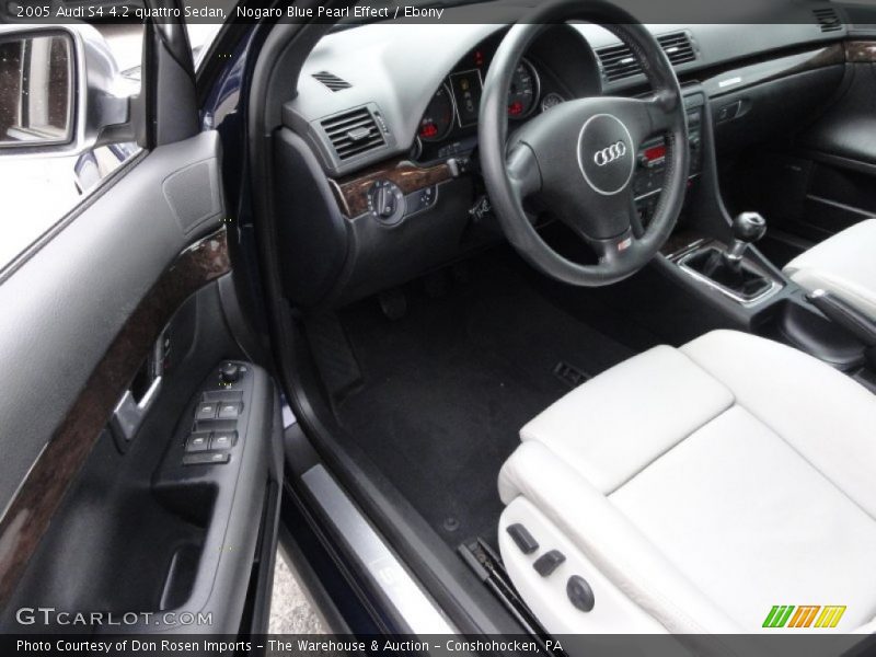 Nogaro Blue Pearl Effect / Ebony 2005 Audi S4 4.2 quattro Sedan
