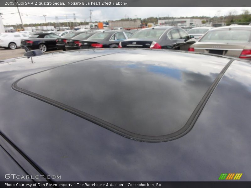 Nogaro Blue Pearl Effect / Ebony 2005 Audi S4 4.2 quattro Sedan