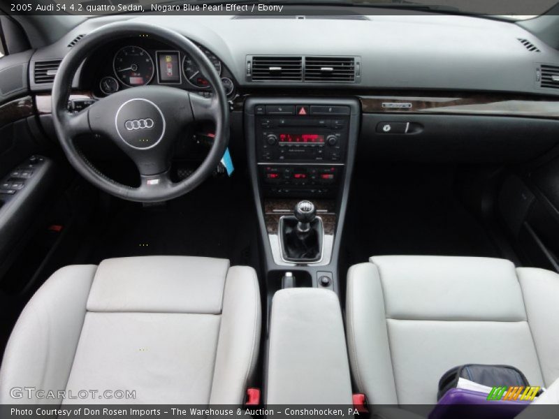 Nogaro Blue Pearl Effect / Ebony 2005 Audi S4 4.2 quattro Sedan