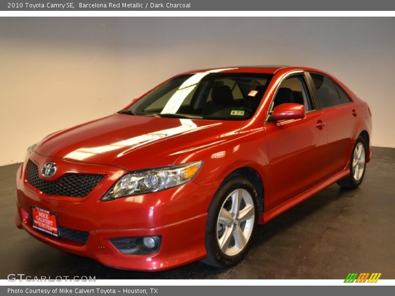 Barcelona Red Metallic / Dark Charcoal 2010 Toyota Camry SE