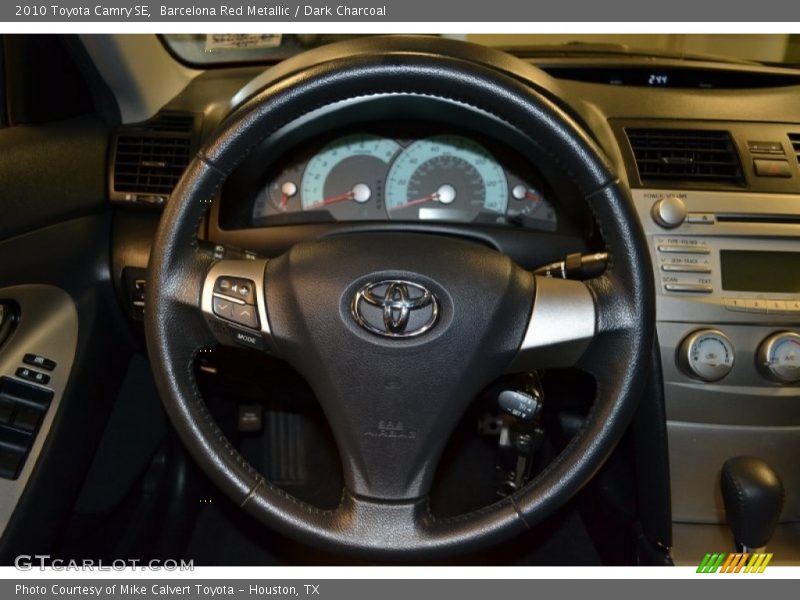Barcelona Red Metallic / Dark Charcoal 2010 Toyota Camry SE
