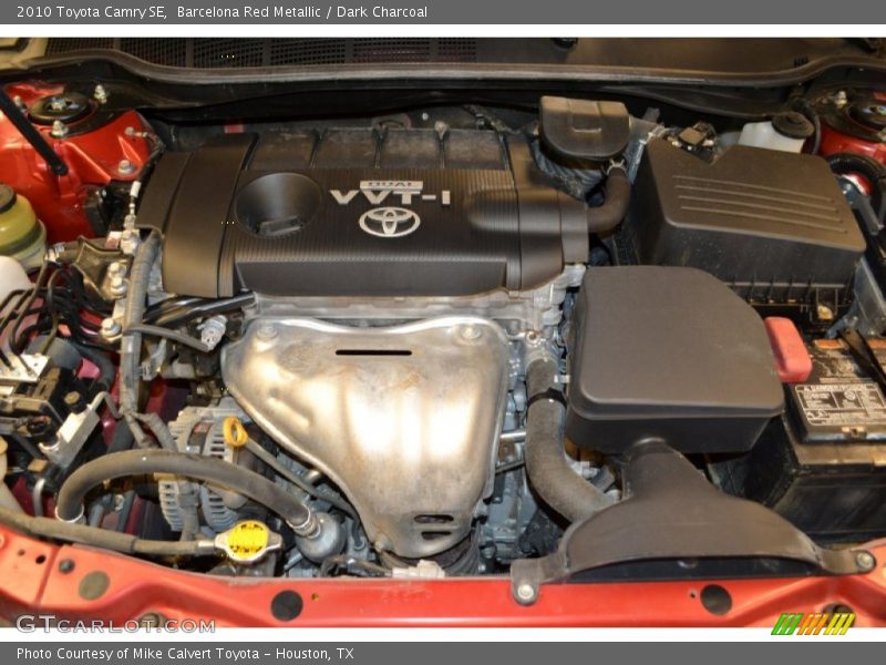 Barcelona Red Metallic / Dark Charcoal 2010 Toyota Camry SE
