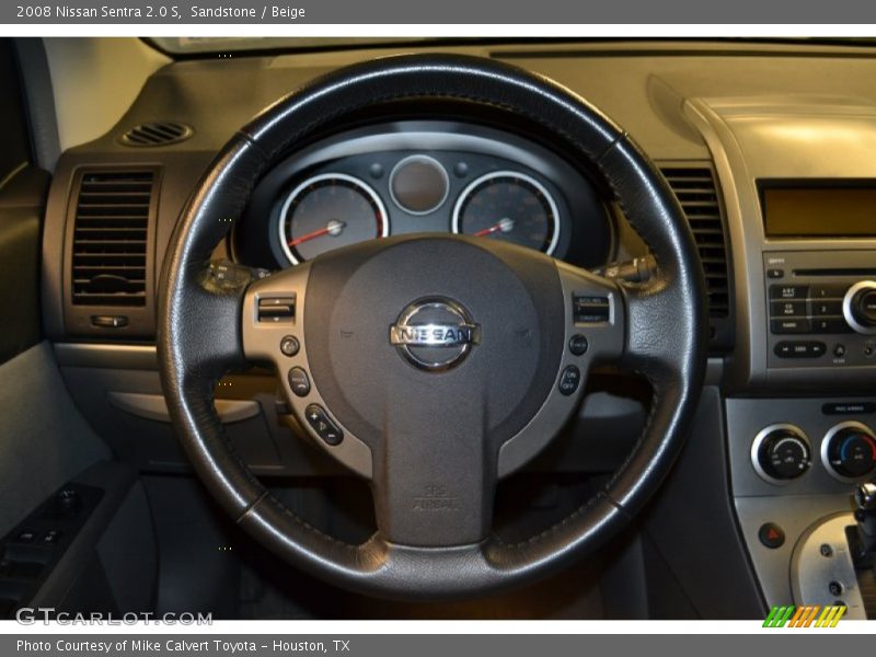 Sandstone / Beige 2008 Nissan Sentra 2.0 S