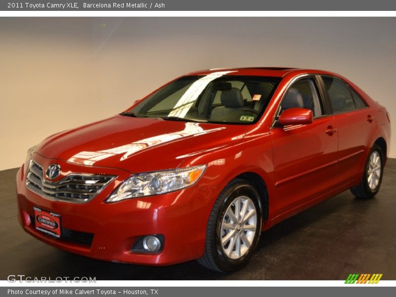 Barcelona Red Metallic / Ash 2011 Toyota Camry XLE