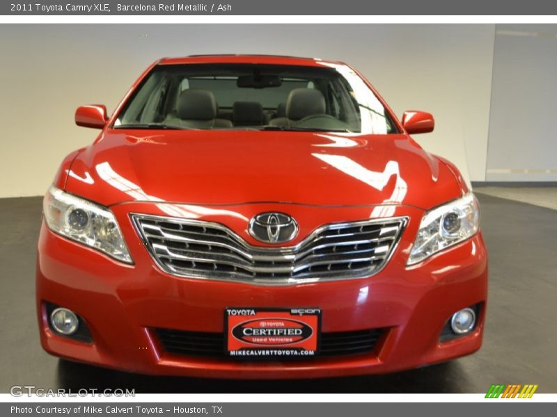 Barcelona Red Metallic / Ash 2011 Toyota Camry XLE