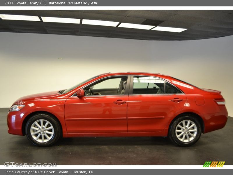 Barcelona Red Metallic / Ash 2011 Toyota Camry XLE