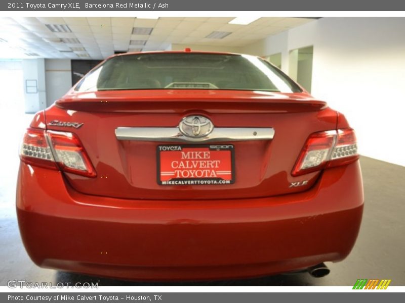 Barcelona Red Metallic / Ash 2011 Toyota Camry XLE